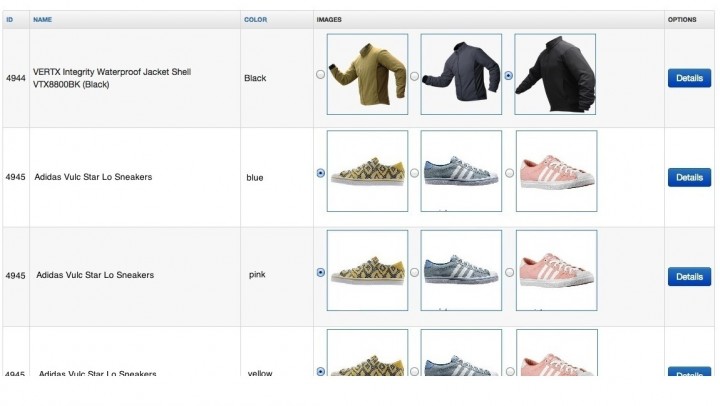 Adidas sneaker Vulc Star Low Blue - Image Selector - product box